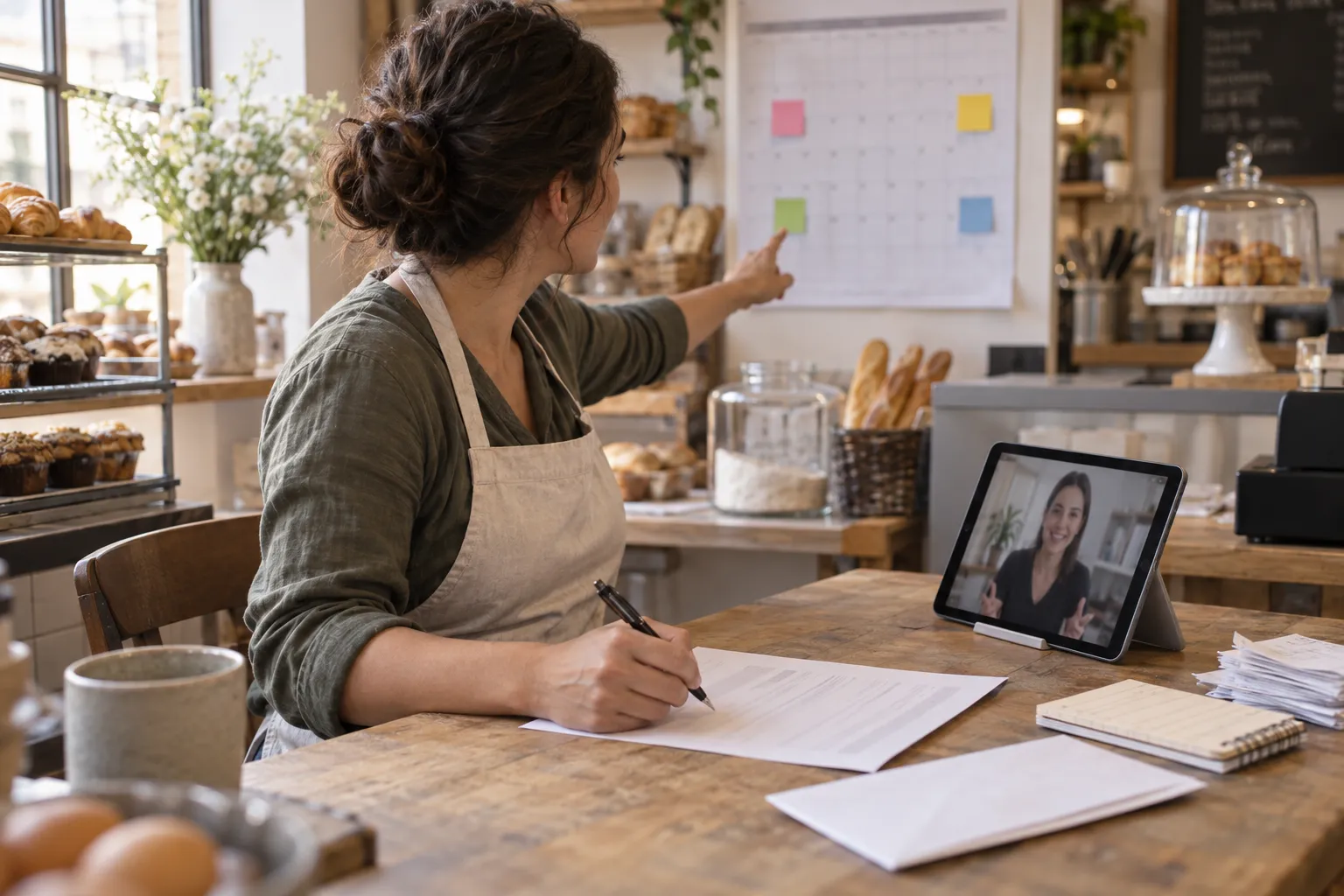 Best Remote Ongoing Tax Advisory for Small Business Owners in Any State: How to Vet a Provider, Onboard Remotely, and Avoid Boiler-Room Services Tax advisor reviewing quarterly calendar and tax return with client at desk