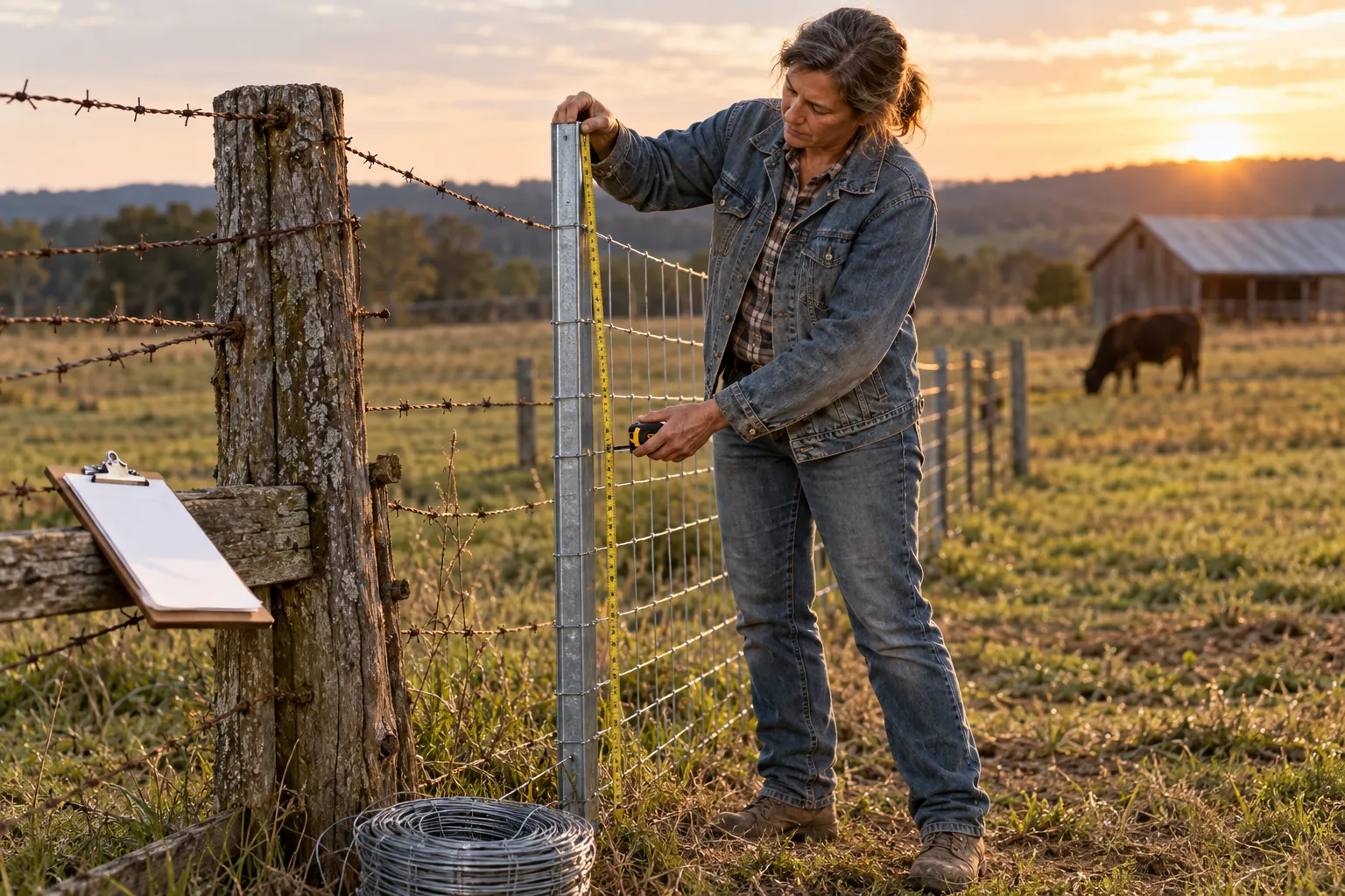Farm Fence Depreciation: IRS Rules for Recovery Periods, Section 179, and Bonus Depreciation Wooden farm fence along field with depreciation calculation overlay