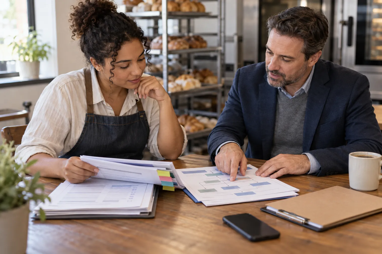 Top Referral Partner Programs for Tax Strategy Services Serving Business Owners Business professionals reviewing referral partner program framework on desk